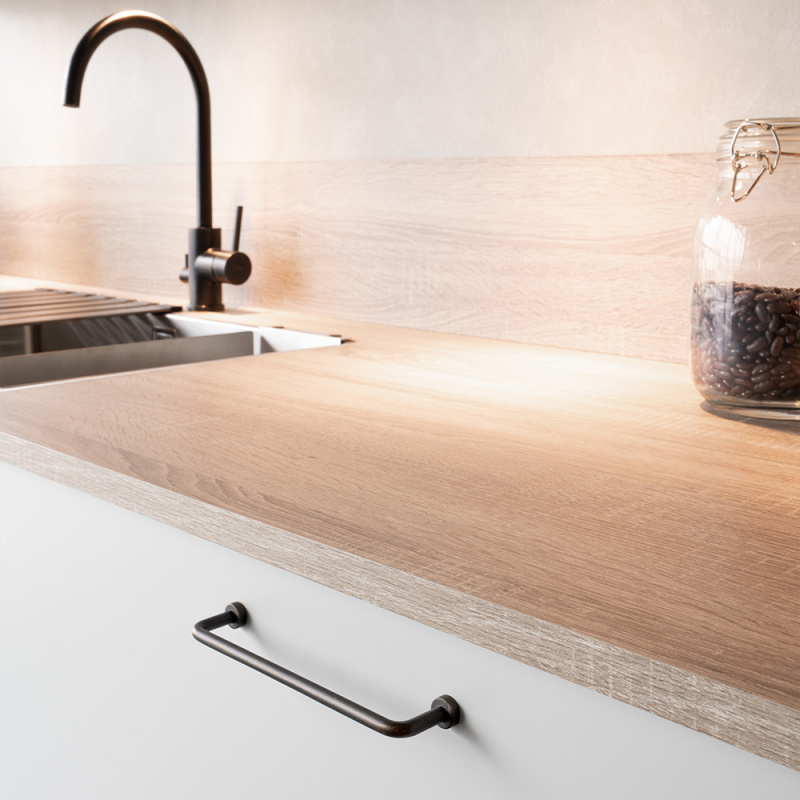 Håndtak Lounge - 160mm - Antikk brun