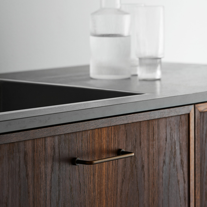 Håndtak Lounge - 160mm - Antikk brun