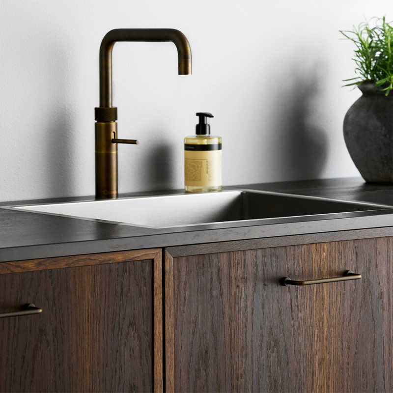 Håndtak Lounge - 160mm - Antikk brun