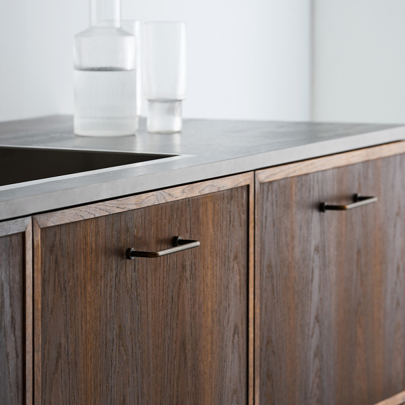 Håndtak Lounge - 160mm - Antikk brun