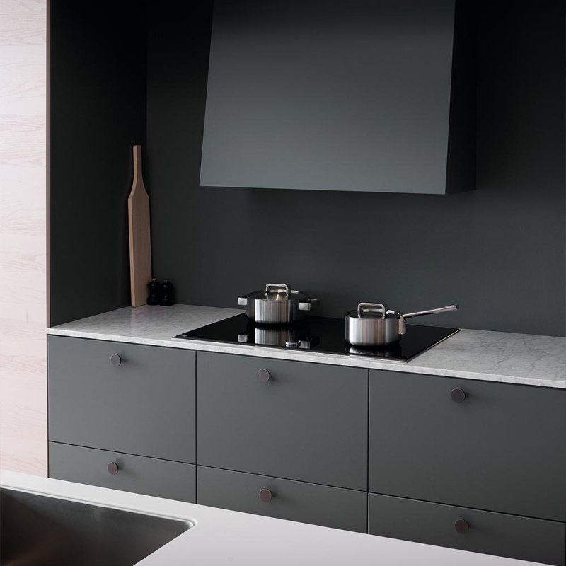 Knott Plato - 42mm - Børstet matt sort