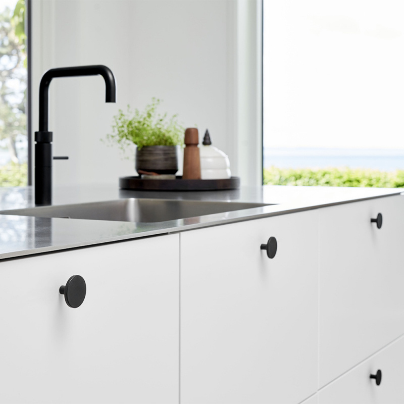 Knott Plato - 42mm - Børstet matt sort