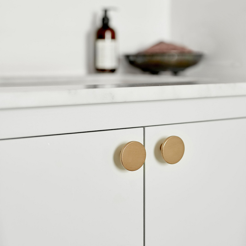 Knott Plato - 42mm - Borstet Messing