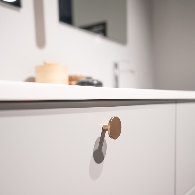 Knott Plato - 42mm - Borstet Messing