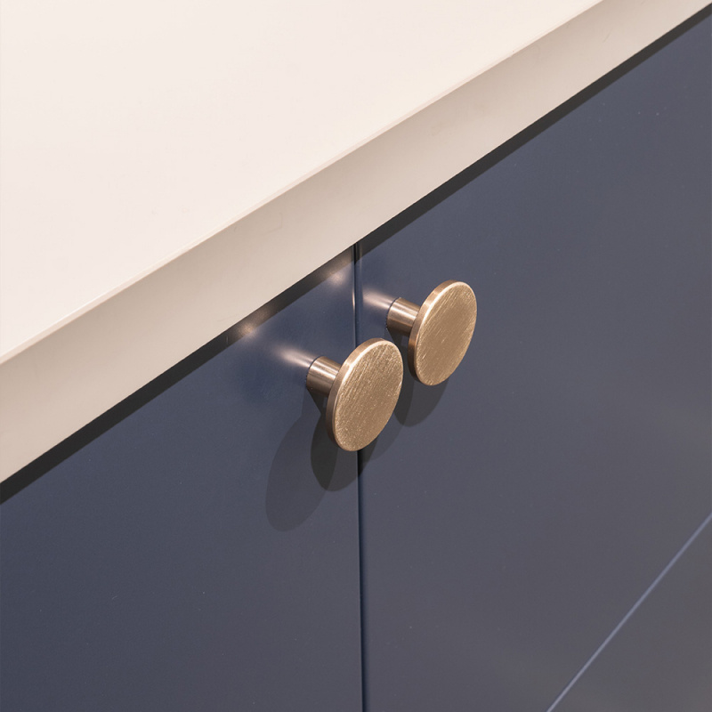 Knott Plato - 42mm - Borstet Messing