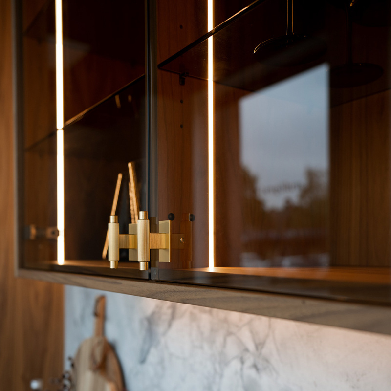 Knott T Arpa - Børstet messing