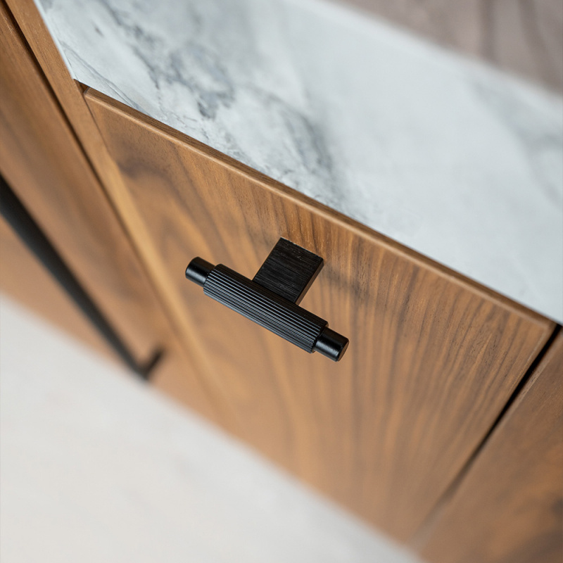 Knott T Arpa - Børstet sort