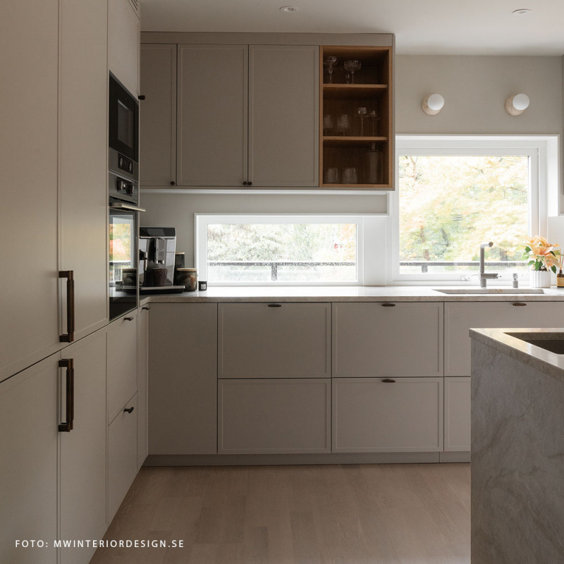 Håndtak Arpa - 192mm - Antikk messing