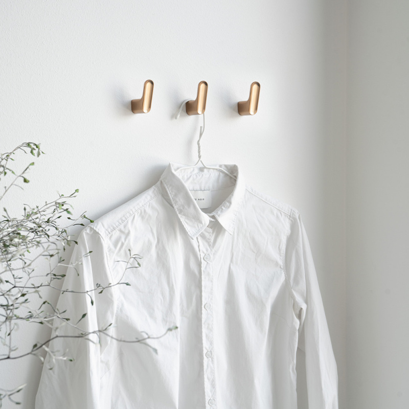 Knagg Luv - Børstet messing