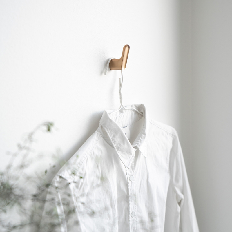 Knagg Luv - Børstet messing