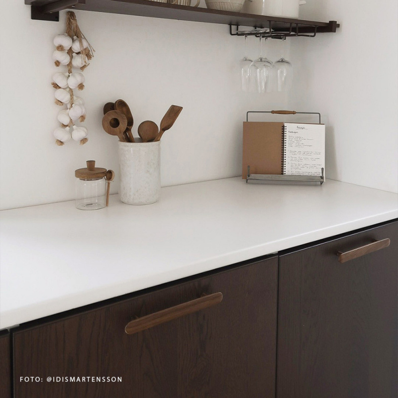 Håndtak Brutus - 160mm - Valnøtt