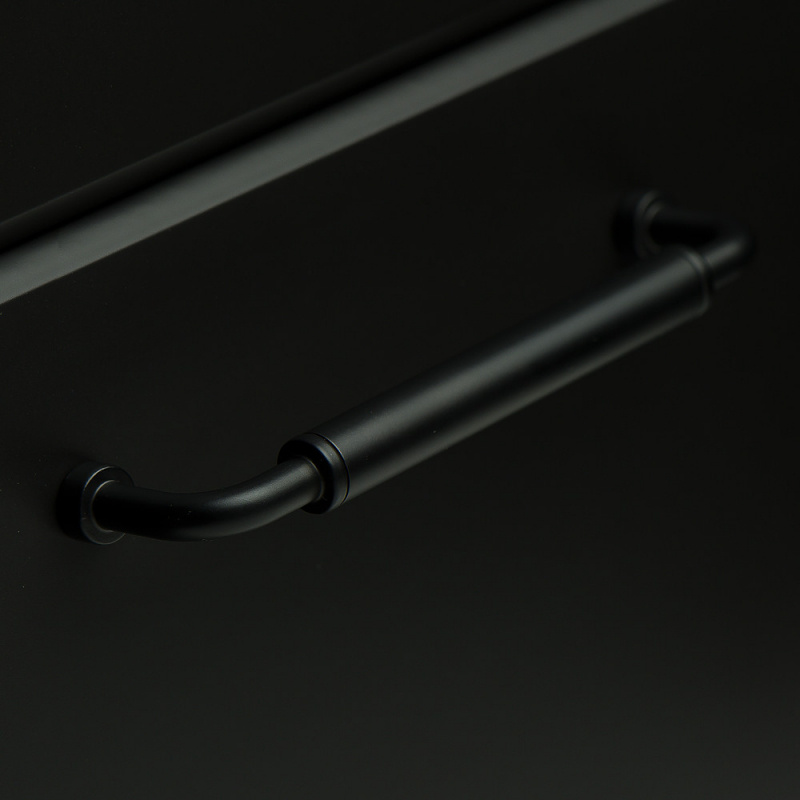 Håndtak Brohult M - 128mm - Svart/Svart