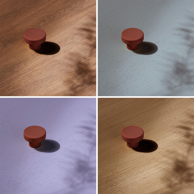 Knott Circular -Toniton Reddish Brown