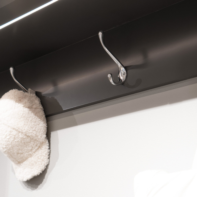 Knagg Lagan - Polert Krom