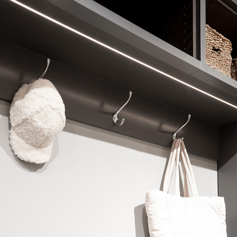 Knagg Lagan - Polert Krom