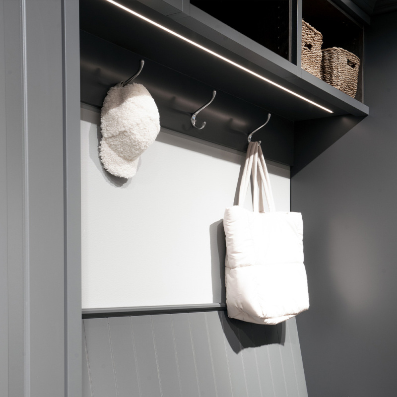 Knagg Lagan - Polert Krom