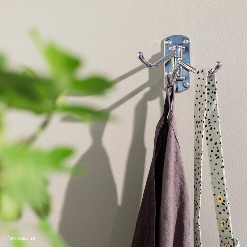 Knagg Lyr - Polert Messing