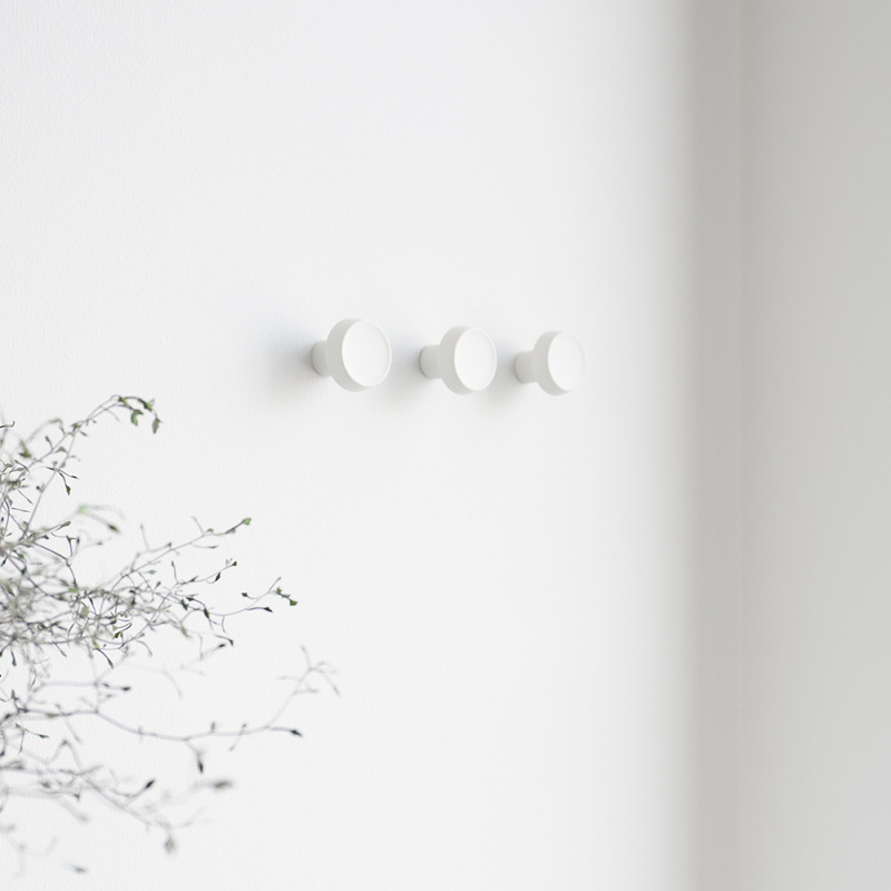 Knagg Caligola - 50mm - Hvit