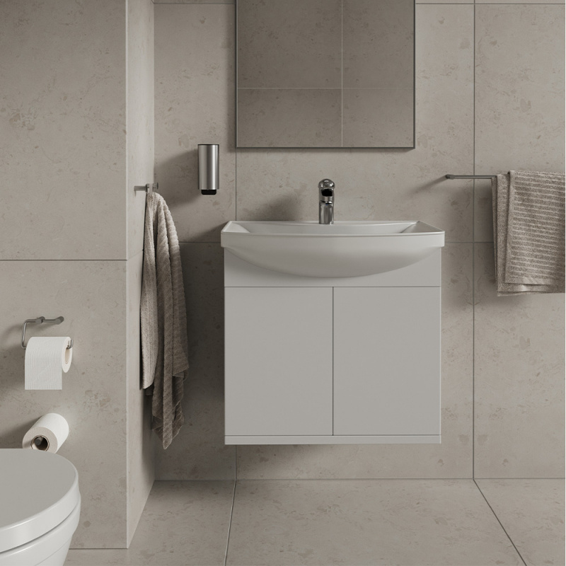 Toalett papirholder Stay - Børstet rustfritt