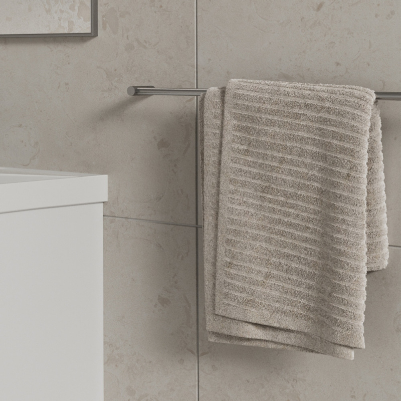 Håndklestang Stay - Børstet rustfritt