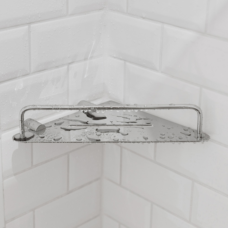 Match - Hjørnehylle - Polert krom