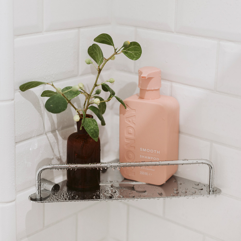 Match - Hjørnehylle - Polert krom