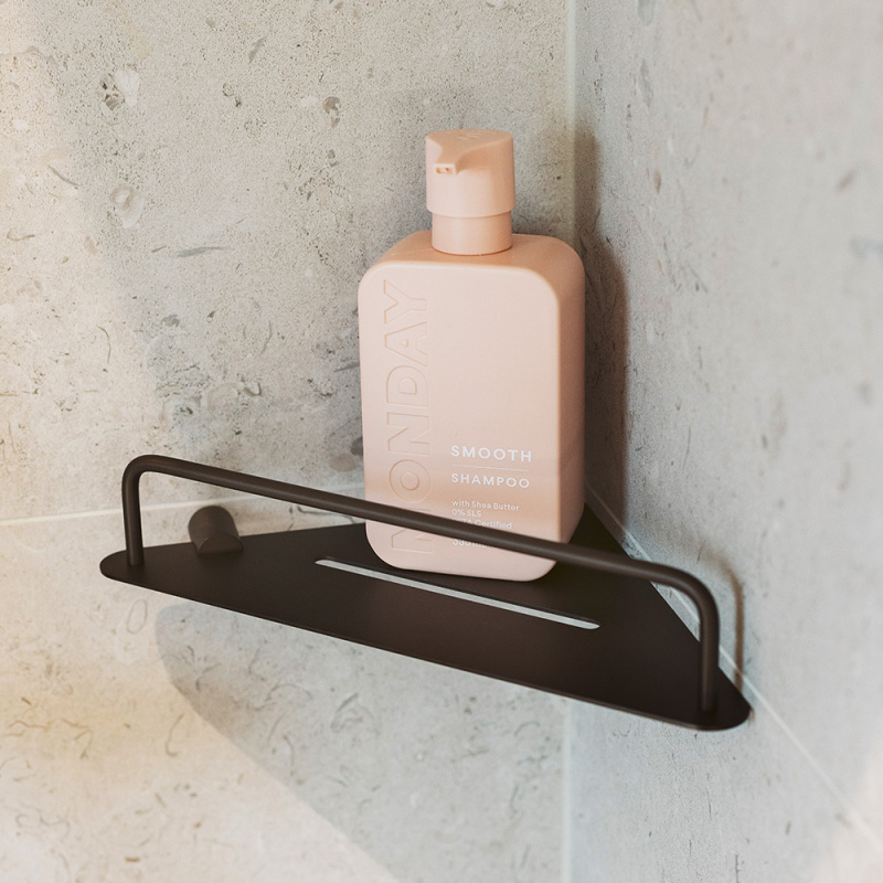  Match  - Hjørnehylle - Brunet messing