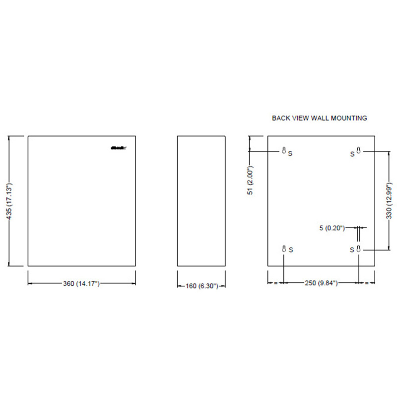 Avfallskurv Stay - 23L - Børstet rustfritt