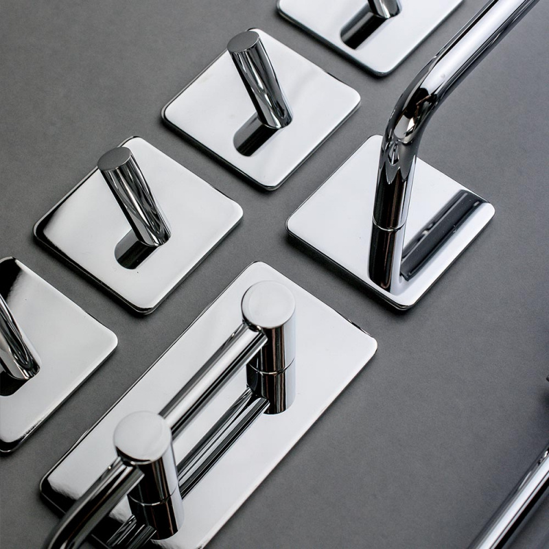 Base 200 - Toalett Papirholder - Polert Krom