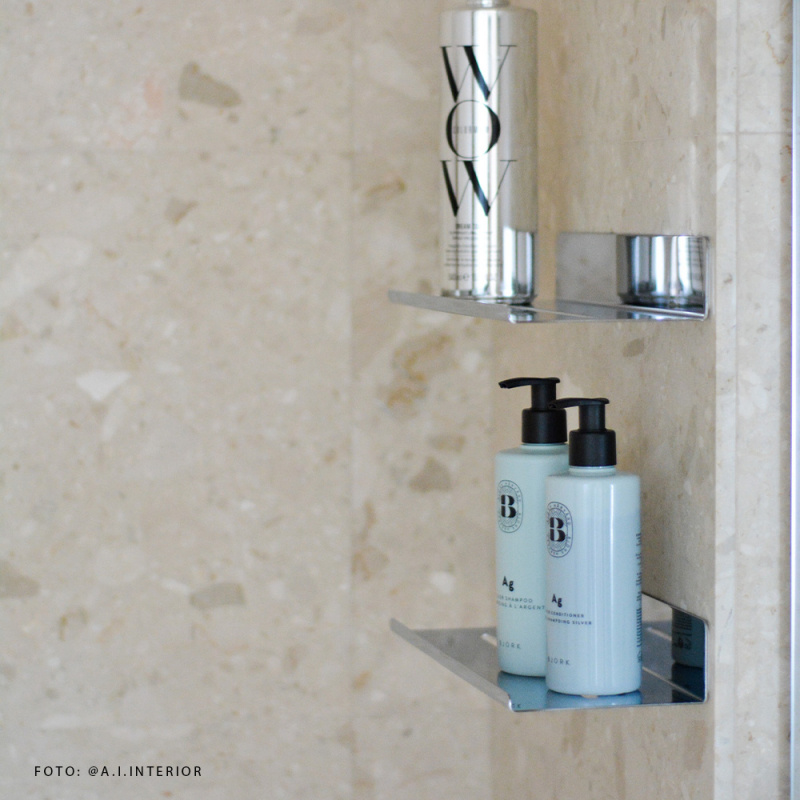 Base - Hylle - Polert krom