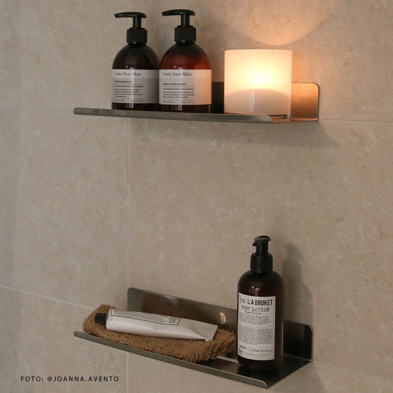 Base - Hylle - Børstet rustfritt