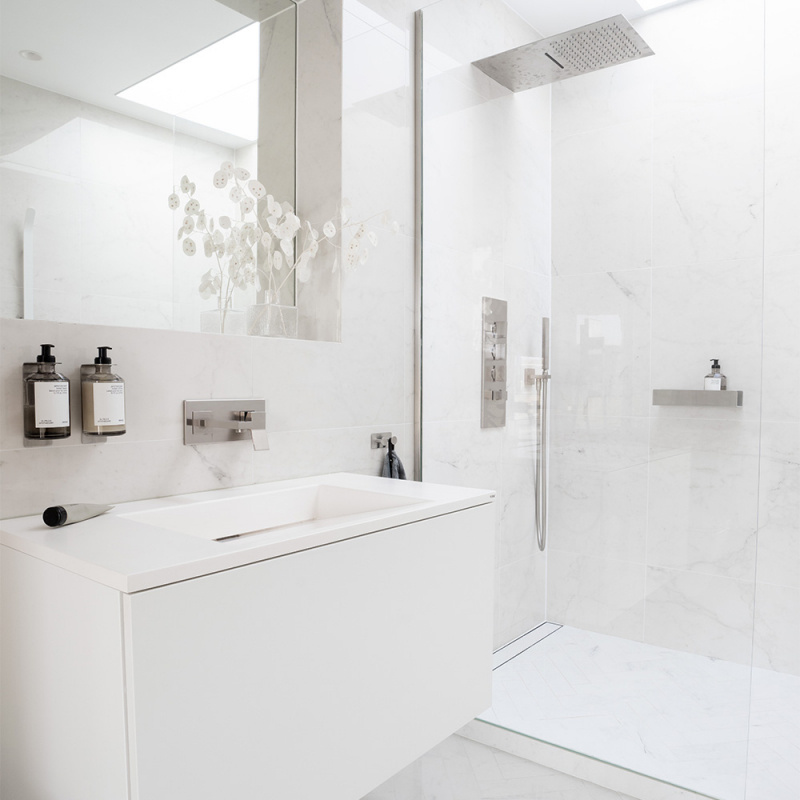 Base - Dusjhylle - Børstet rustfritt