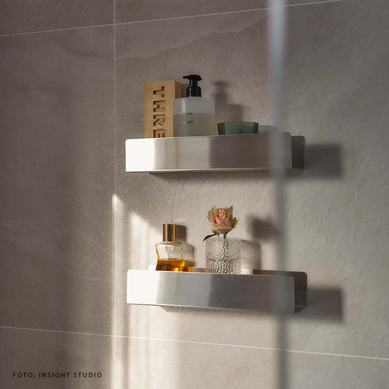 Base - Dusjhylle - Børstet rustfritt