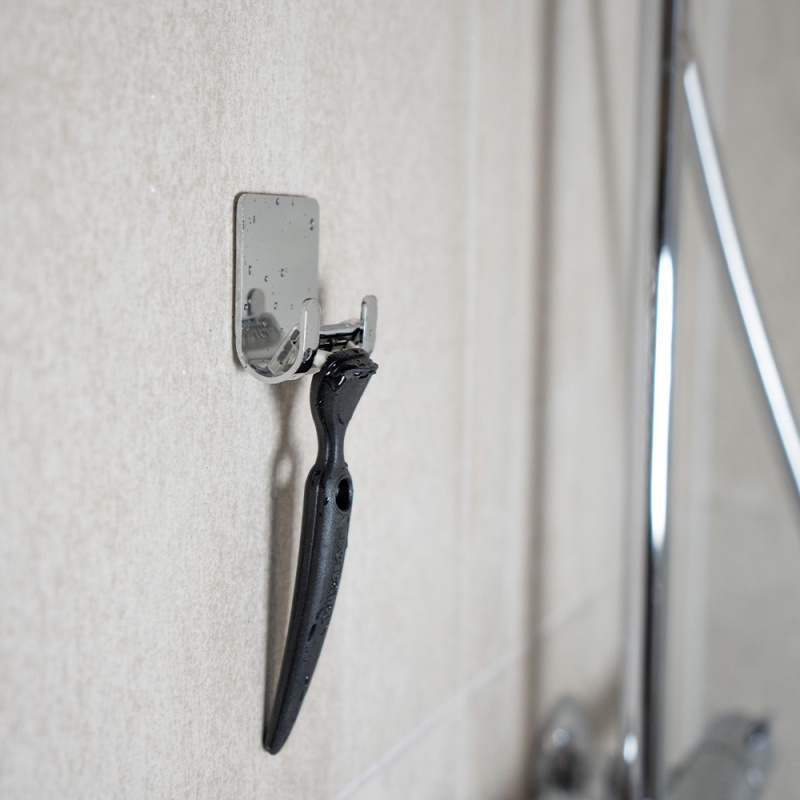 Base - Holder til barberhøvel - Polert krom