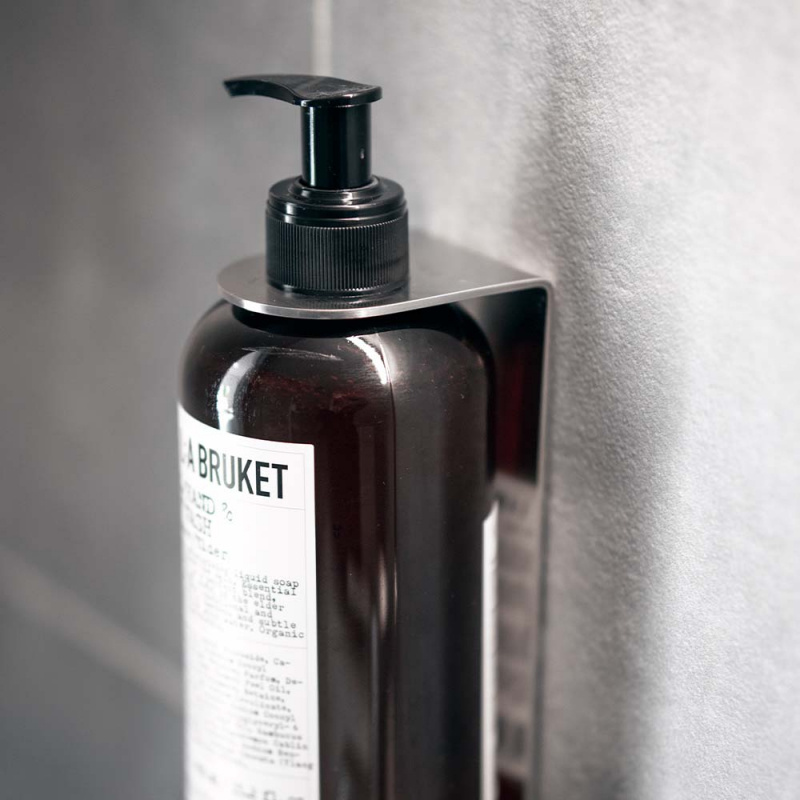 Base - Såpepumpeholder - Børstet rustfritt