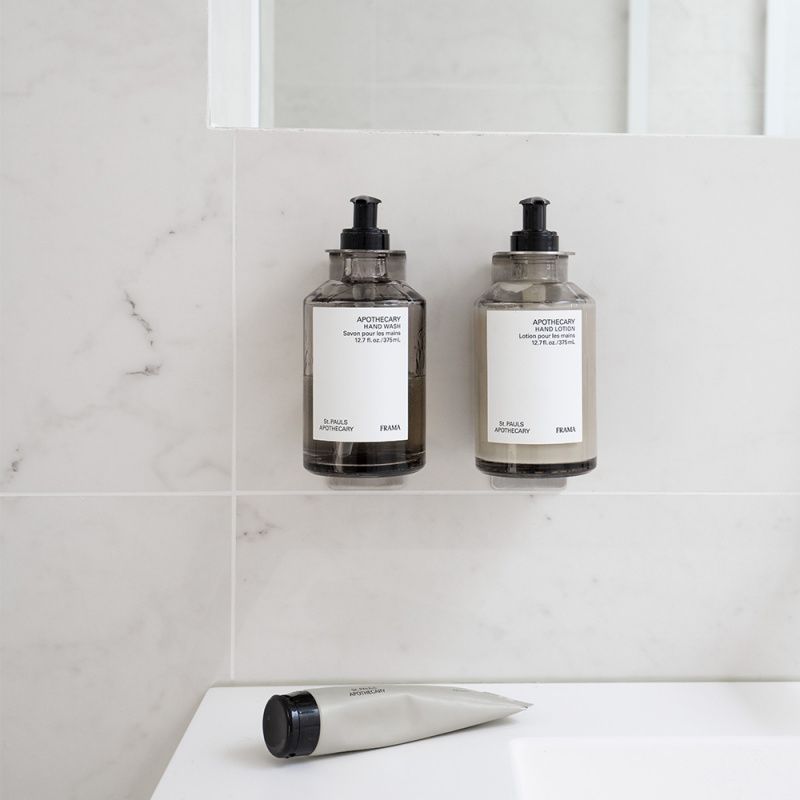 Base - Såpepumpeholder - Børstet rustfritt