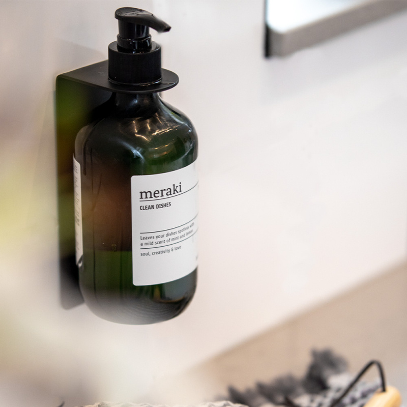 Base - Såpepumpeholder - Matt sort