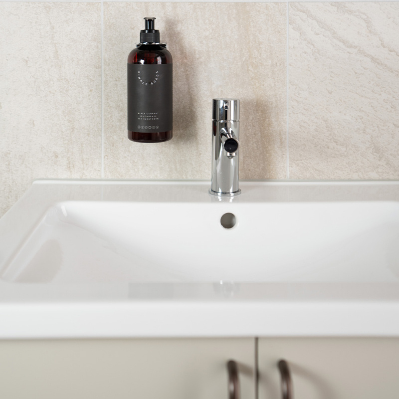 Base - Såpepumpeholder - Polert Krom