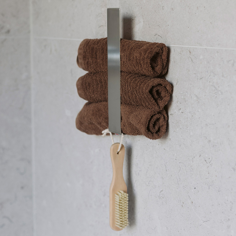 Base - Håndkleholder - Børstet rustfritt