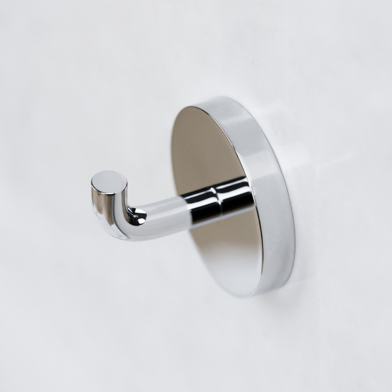 Calm - Enkel knagg - Polert krom