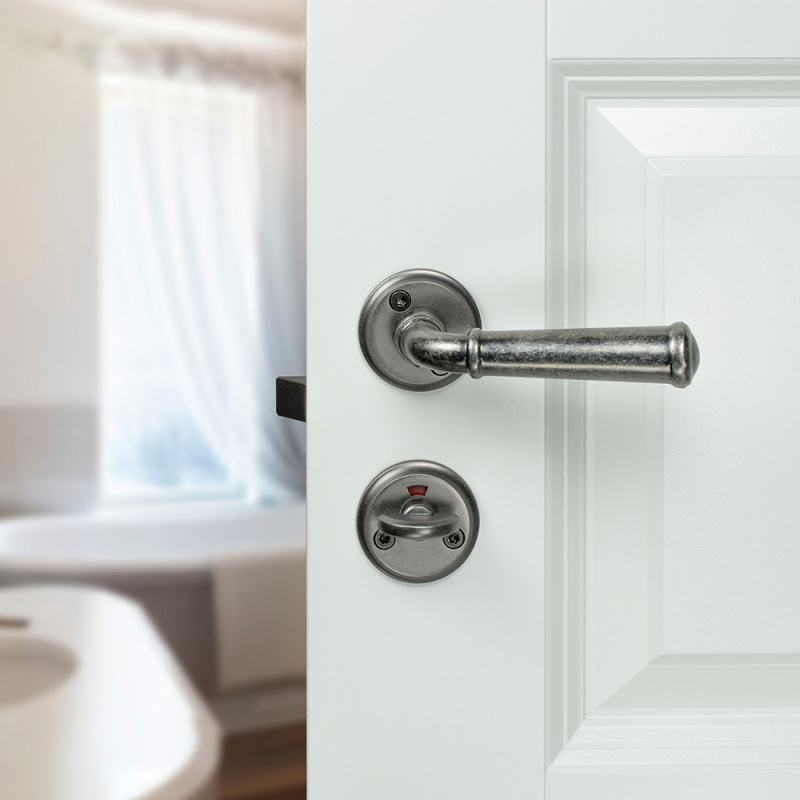 Toalettlås Classic - Tinn