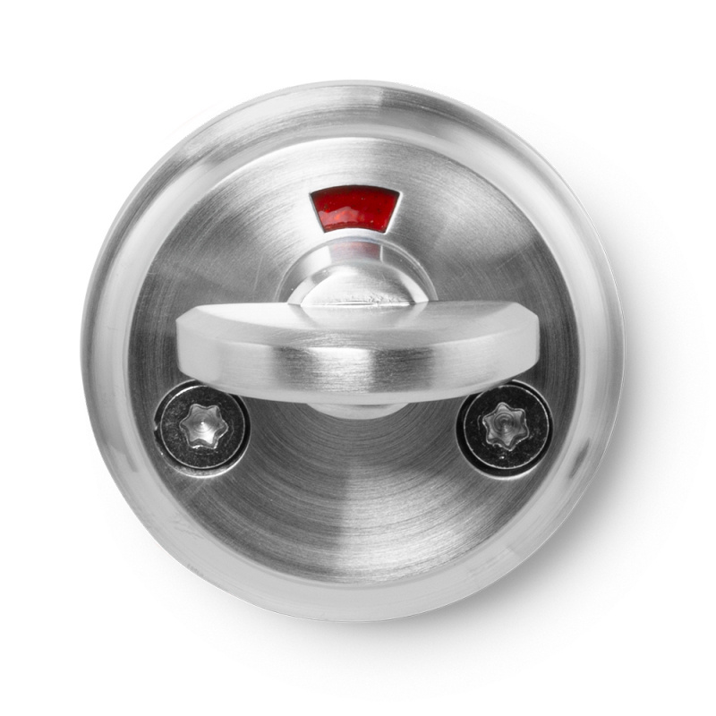 Toalettlås Classic - Mattbørstet Krom