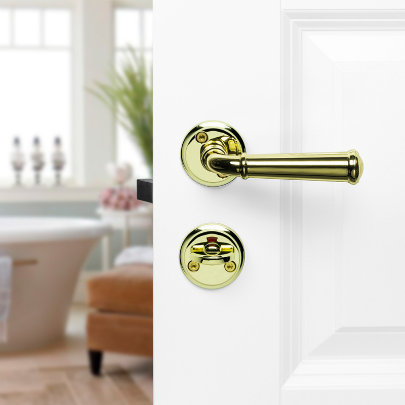 Toalettlås Classic - Messing