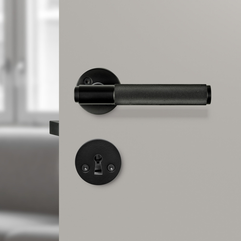 Dørhåndtak Riff - Matt svart