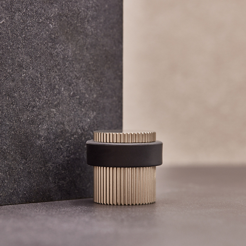 Dørstopp Helix Stripe - Rustfri look