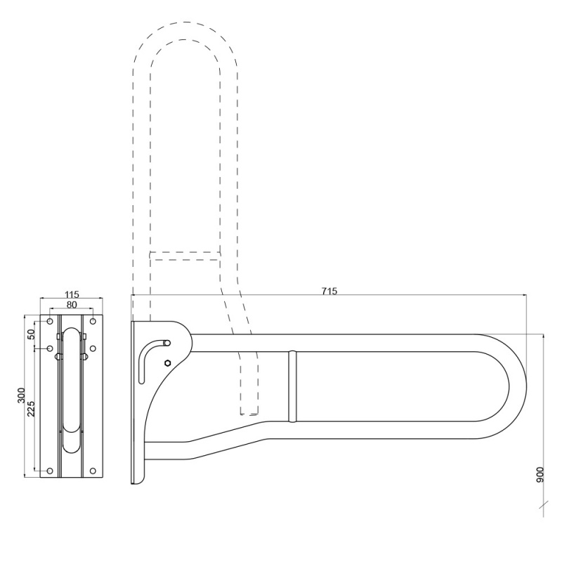 Armlener 40134 - Rustfritt