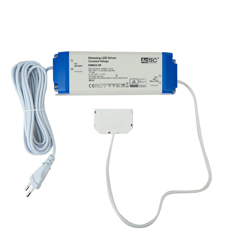 Transformator Triac Dim - 24V/50W - Micro24