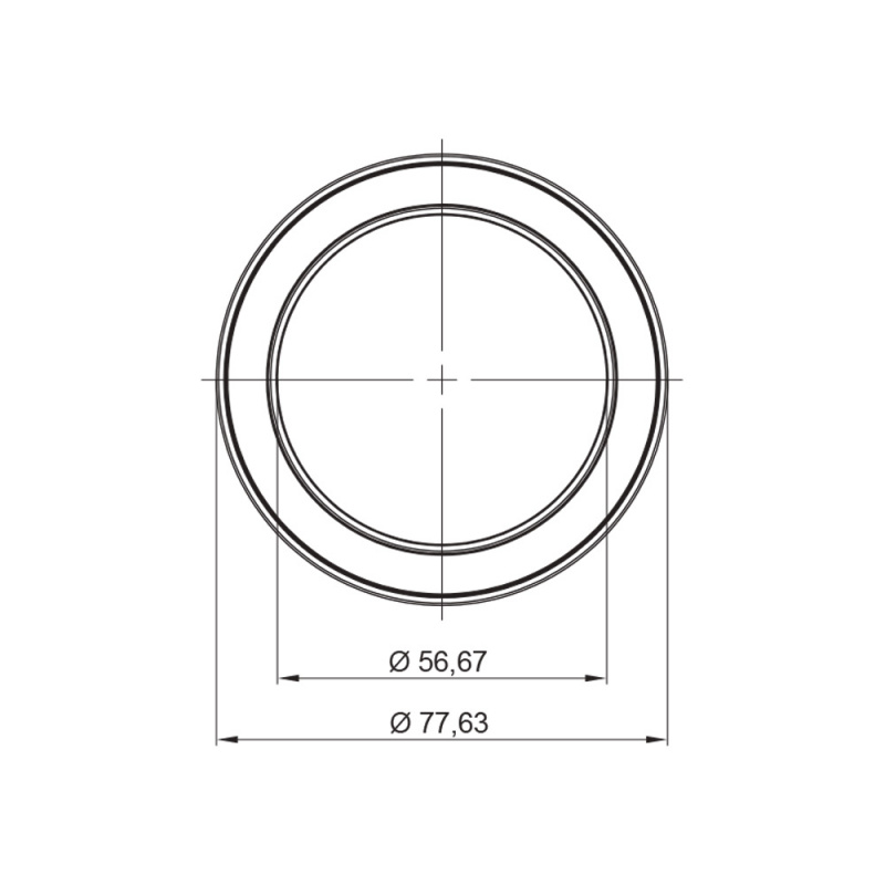 LED-spot Ringlight – Sort