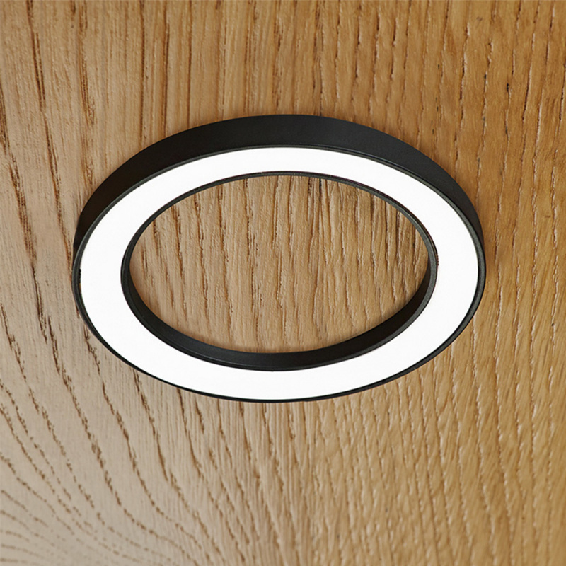 LED-spot Ringlight – Sort