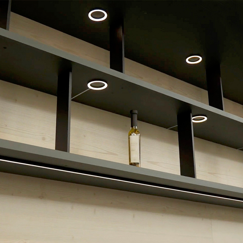 LED-spot Ringlight – Sort